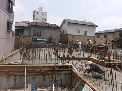 7月２日 コンクリート押え